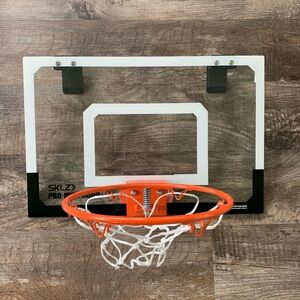 SKLZ Over the door Basketball Hoop with Black and Orange Details